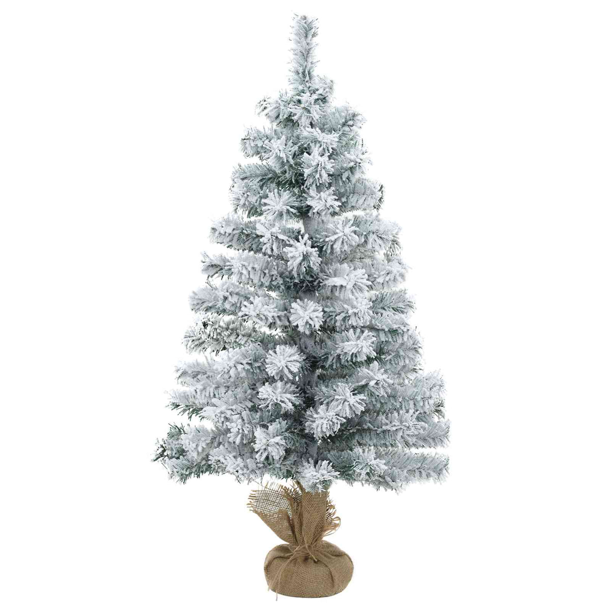 Mini-kerstbomenset 60 cm PVC Wit