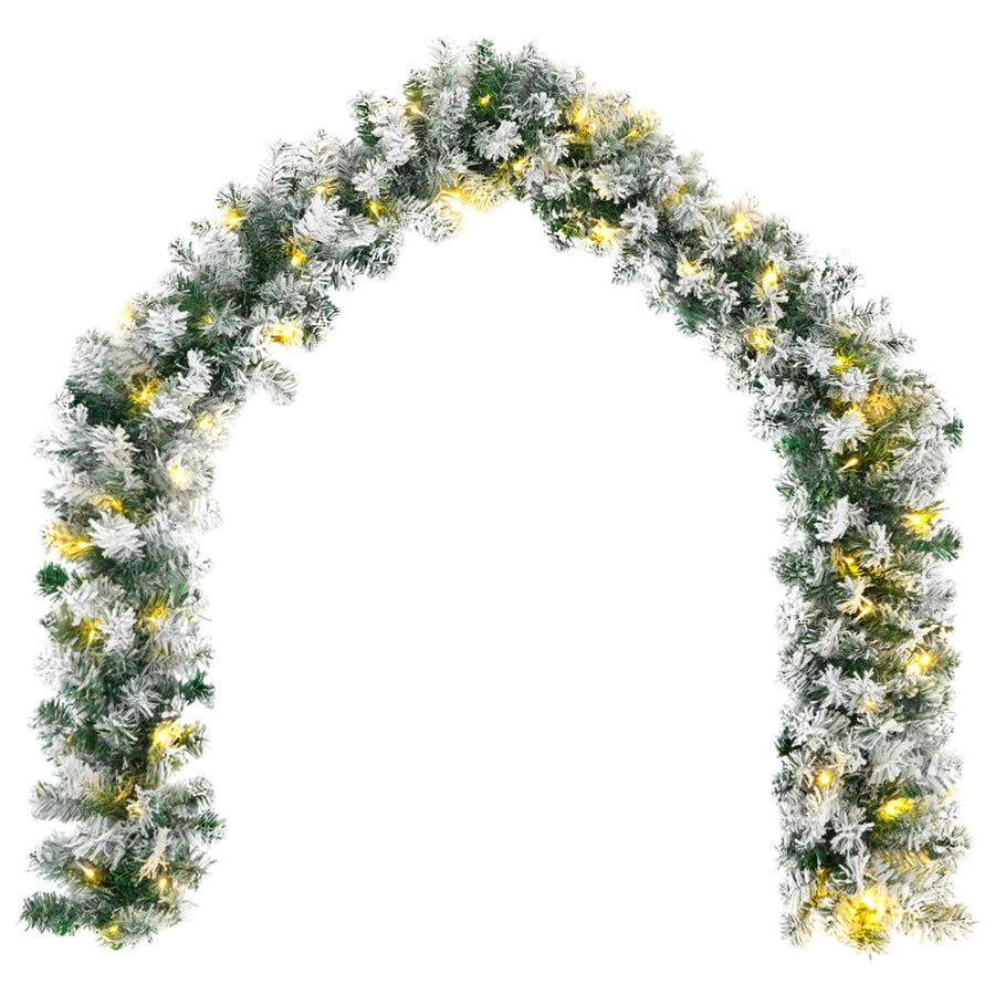 Mini Kerstboom 60 cm 100 LED's Warmwit PVC Wit