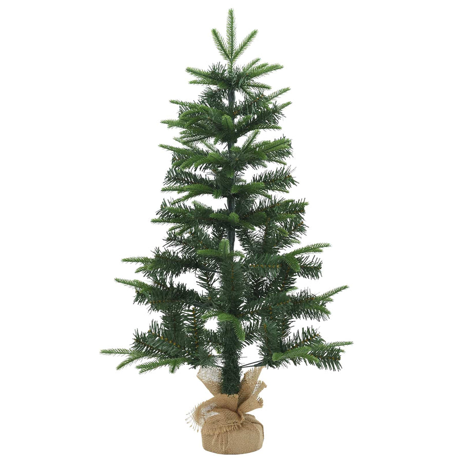 Mini-kerstbomenset 60 cm PVC en PE Groen