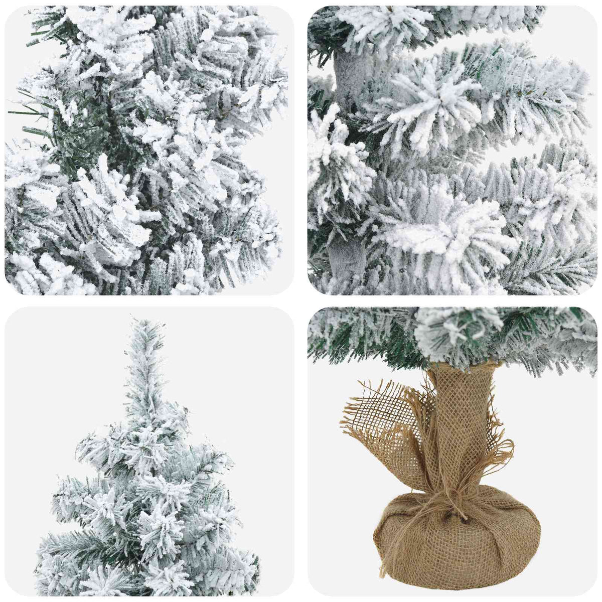 Mini Kerstboom 90 cm PVC Wit