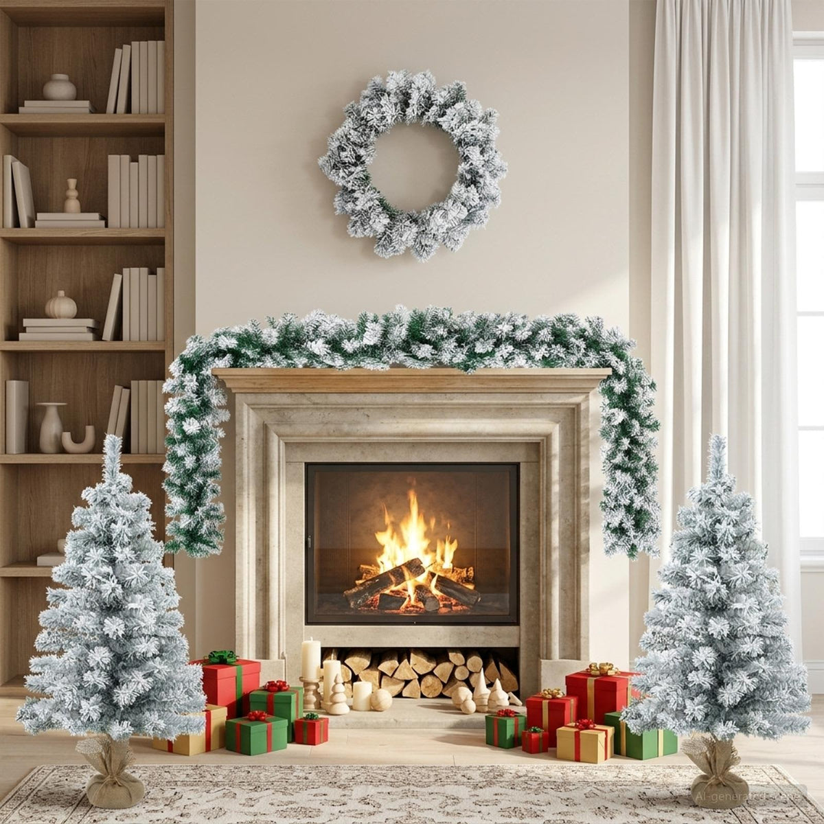 Mini Kerstboom 90 cm PVC Wit