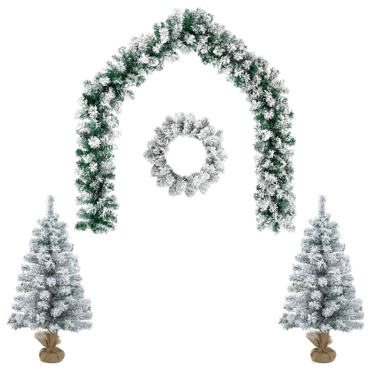 Mini Kerstboom 90 cm PVC Wit
