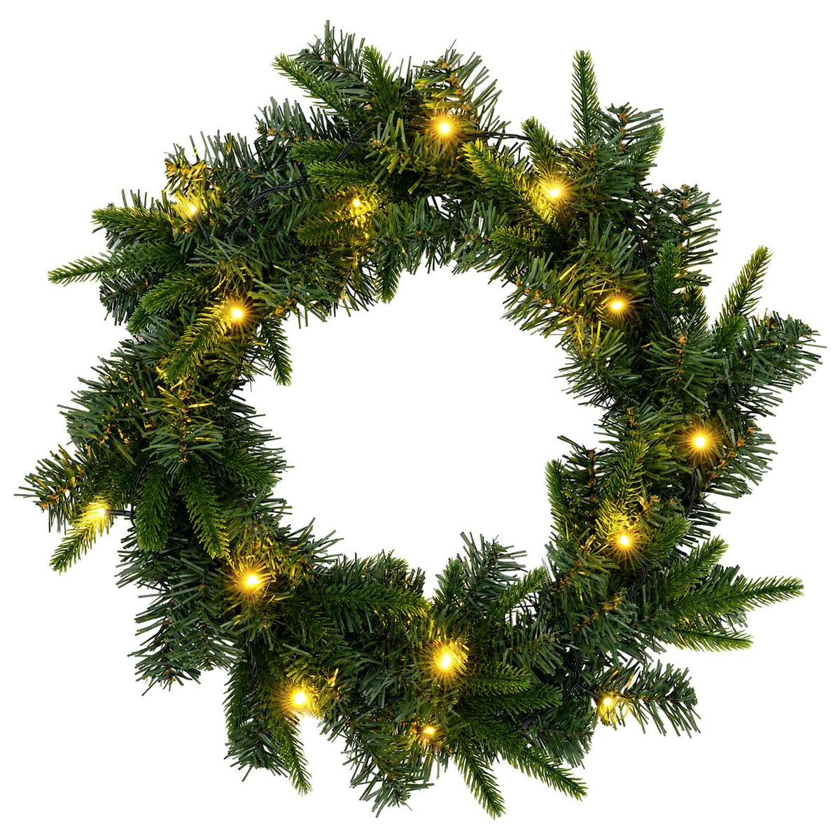Mini Kerstboom 90 cm 125 LED's Warmwit PVC en PE Groen