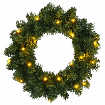 Mini-kerstbomenset 120 cm 275 LED's Warmwit PVC Groen