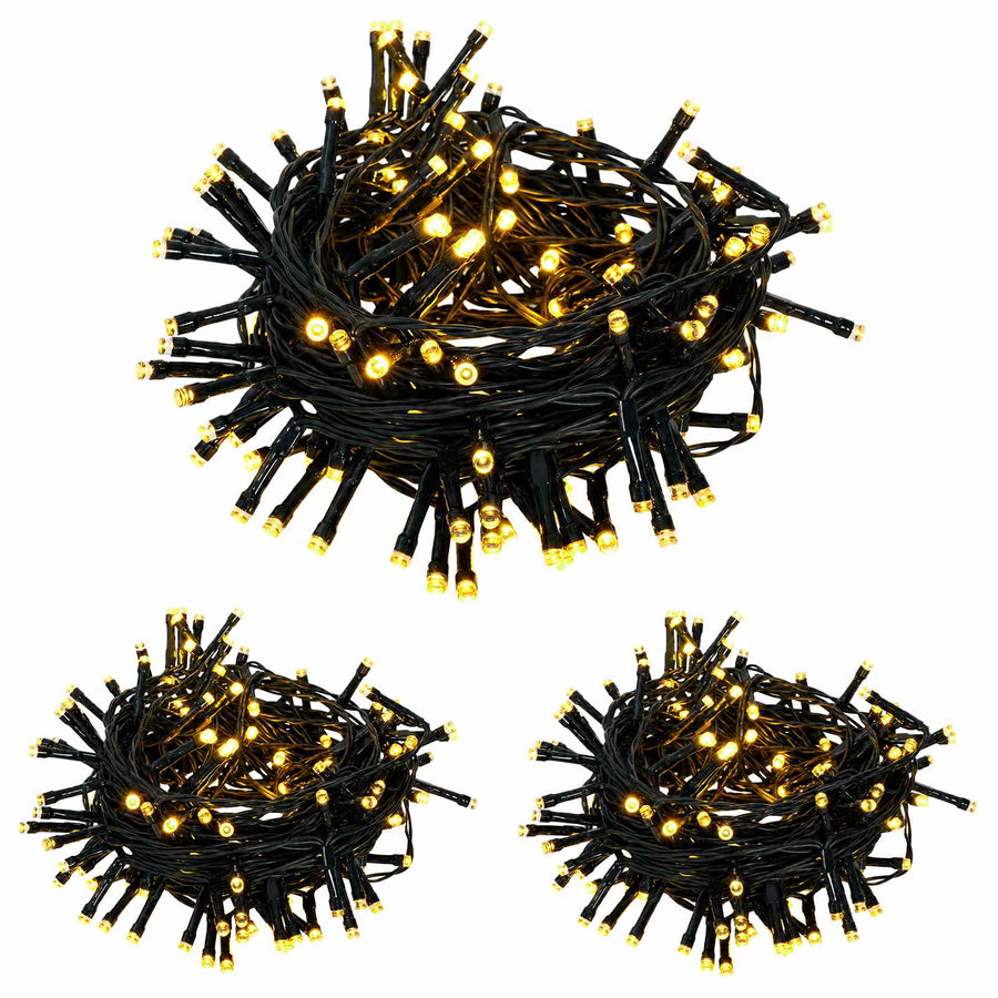 Mini Kerstboom 120 cm 175 LED's Warmwit PVC en PE Wit