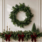 Kerstkrans groen Ø 30 cm PVC PE