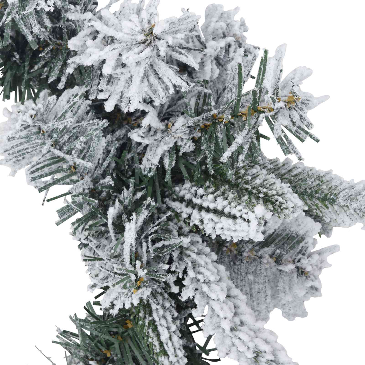 Kerstkrans Wit Ø 50 cm PVC en PE