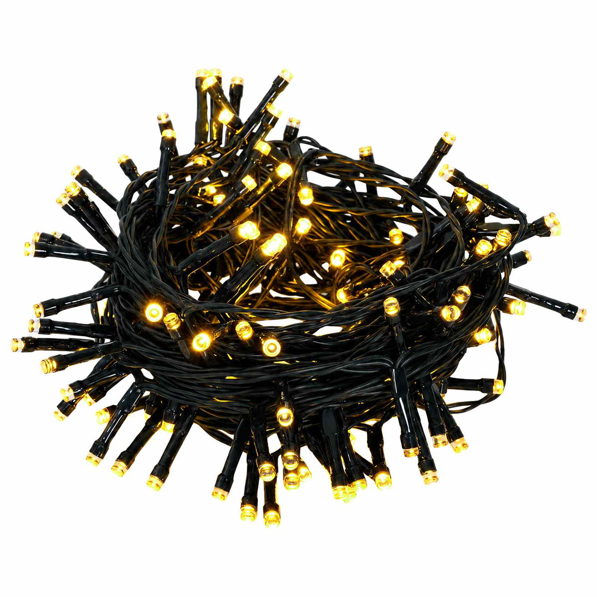 Kerstkrans Wit Ø 30 cm PVC en PE 25 LED's