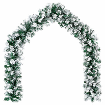 Kerstkrans Wit 270 cm PVC