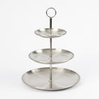 Ceruzo Etagere - 3 Tier - Stainless Steel - D30 X H34 Cm