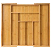 Ceruzo Bestekbak Hout Uitschuifbaar - 33-52 X 43 X 5 Cm - Naturel