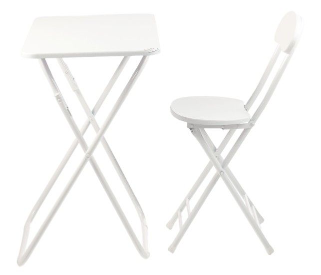 Ceruzo Klaptafel Met Stoel - Wit