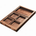 Dienbladen set 7 stuks paulowniahout