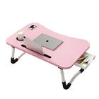 Laptoptafel opklapbaar 60x40 cm roze MDF
