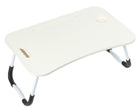 Laptoptafel opklapbaar 60x40 cm wit MDF