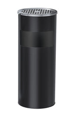 Ceruzo Waste Bin with Ashtray - Standing - Black
