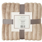 Fleece deken 150x200 cm taupe