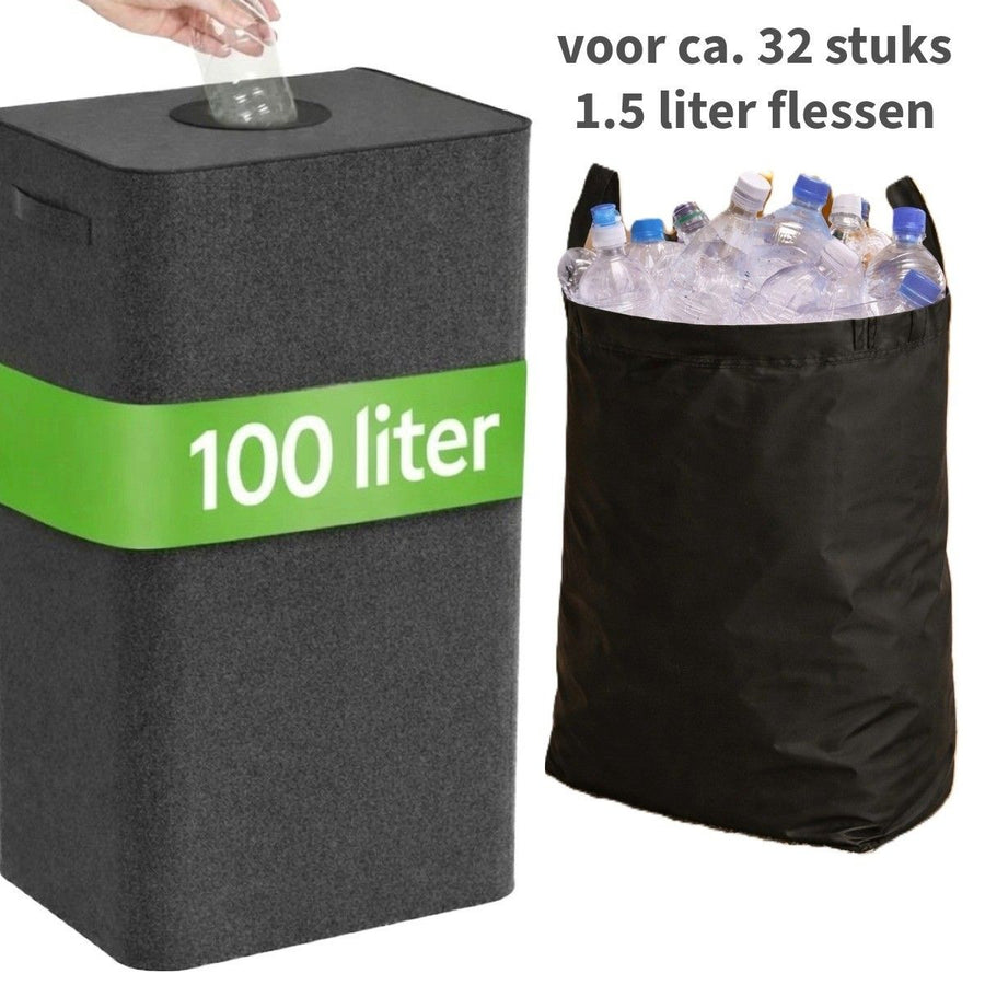 Ceruzo Statiegeld Container Met Flessentas