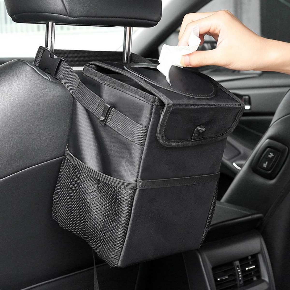 Ceruzo Auto Afvalbakje - Waterdicht - 6 Liter