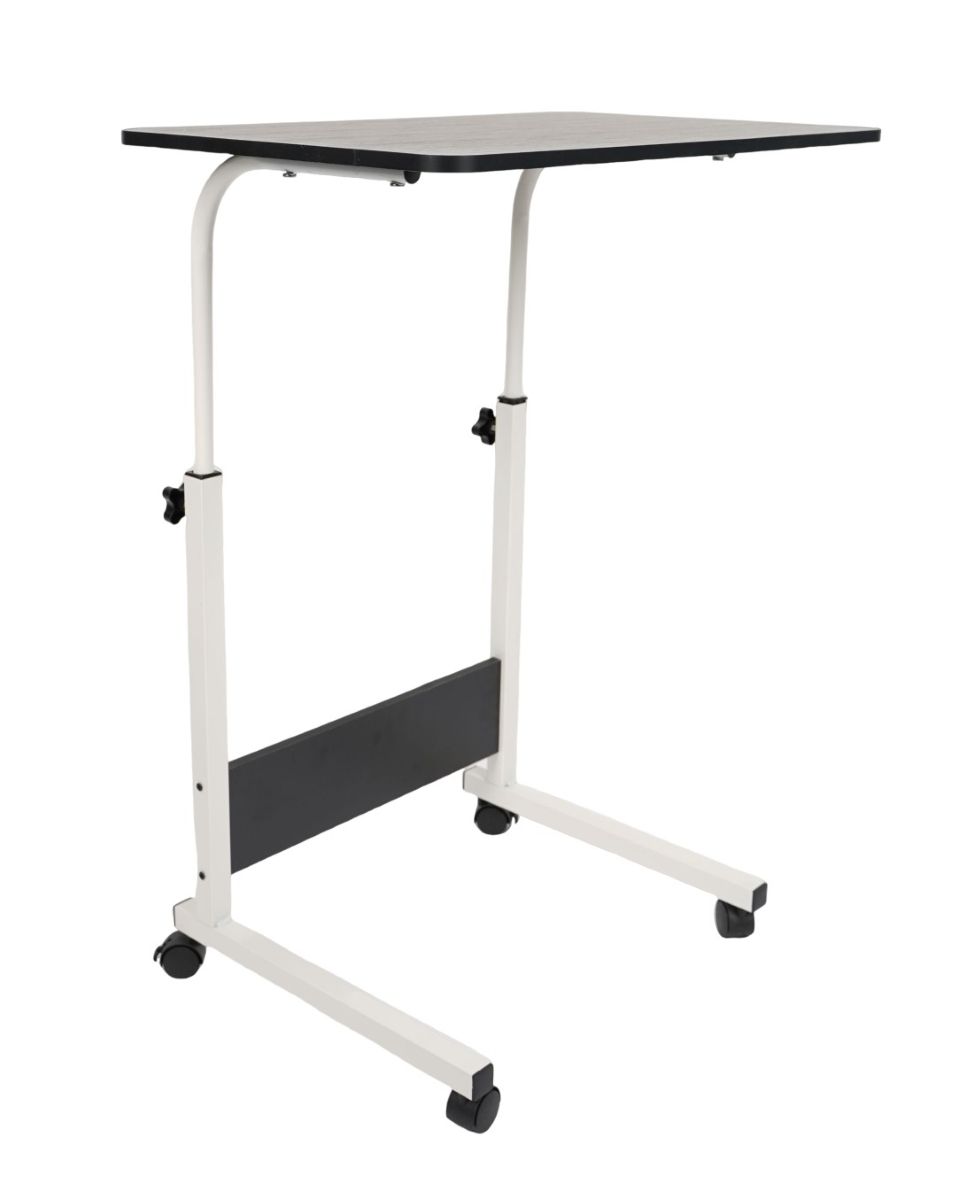 Ceruzo Laptoptafel - Zwart - Verrijdbare Bedtafel - Verstelbaar In Hoogte