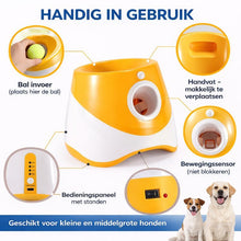 Ceruzo Automatische Ballenwerper - Oplaadbaar - 3 Werpsafstanden - 6 Ballen