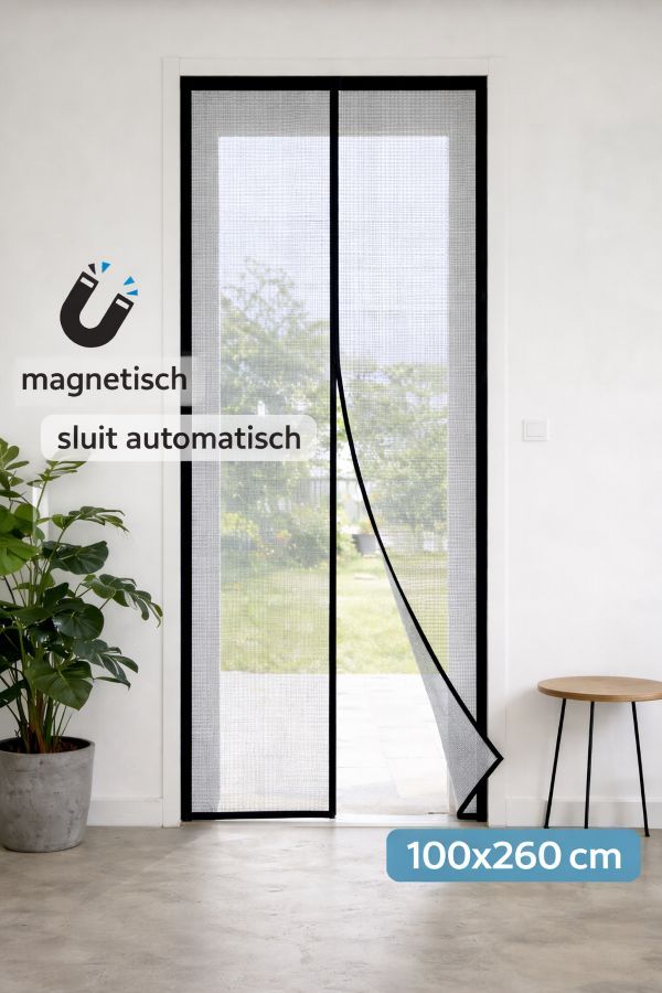 Ceruzo Deurgordijn 100X260 Cm - Magnetische Sluiting