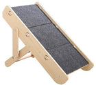 Hondentrap loopplank verstelbaar 34/40 cm hout vilt