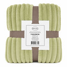 Fleece deken 150x200 cm groen polyester