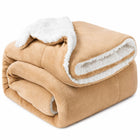 Fleece deken 150x200 cm beige