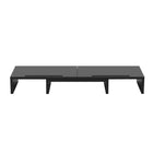 Monitor standaard 80-112,5 cm breed zwart MDF