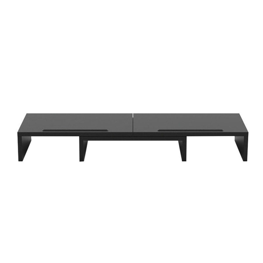 Ceruzo Monitor Standaard - Zwart - Verstelbaar - Verhoger Voor 2 Schermen