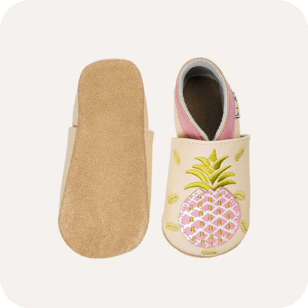 Babyslofjes leer ananas zacht