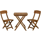 Ambiance Bistro Set - Garden Table - Garden Chairs - Foldable