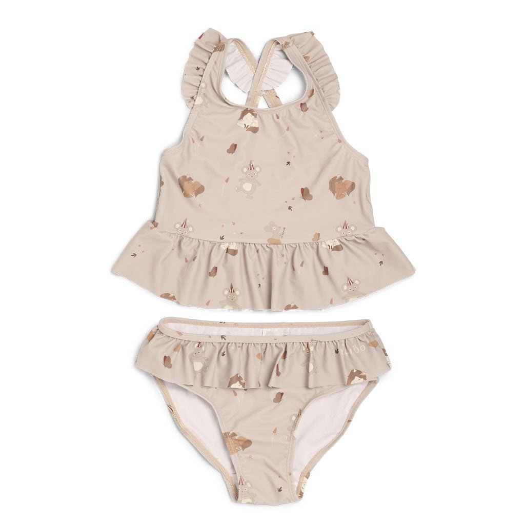 Gia Bikini Eenhoorn Met Ruches Voor Kinderen Zonbescherming