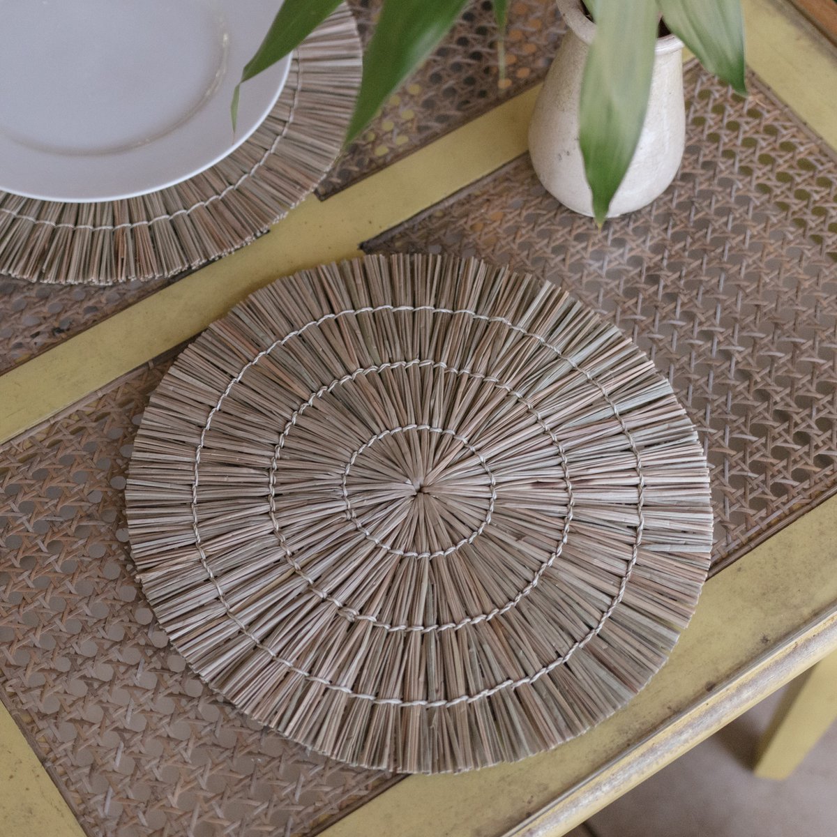 Placemat zeegras 35 cm set van 2 4 of 6