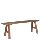 Houten bankje 108x20x37 cm gerecycled hout bruin