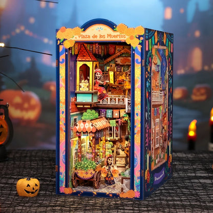 Cutebee, DIY Booknook, Plaza de los Muertos, BJAA405, 18,3x12x23,3cm