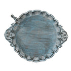 Vogelvoederbak 37x29x5 cm blauw ijzer