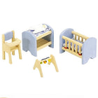 Pintoy Blue Nursery for Dollhouse