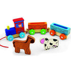 Pintoy Wooden Animal Train with Farm Animals