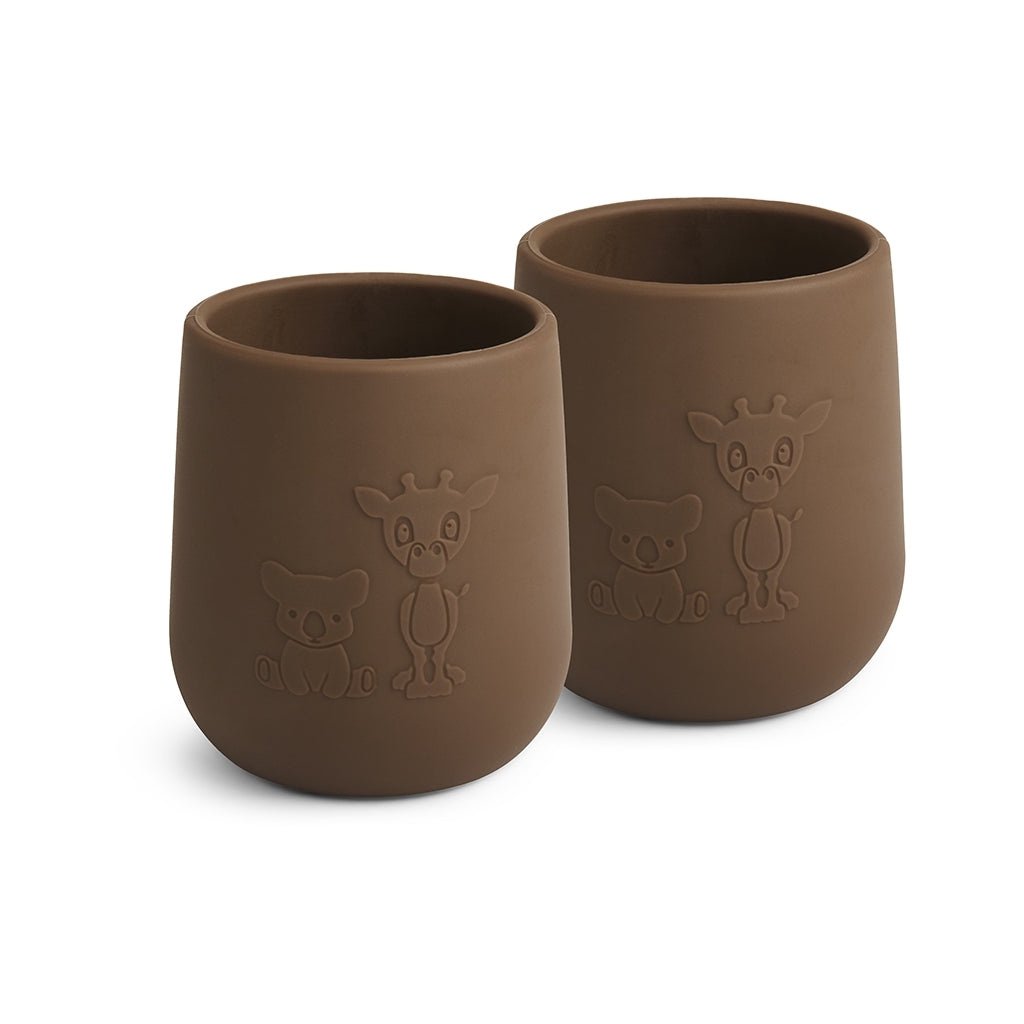 Kinderbeker siliconen 2-pack 145 ml Acorn