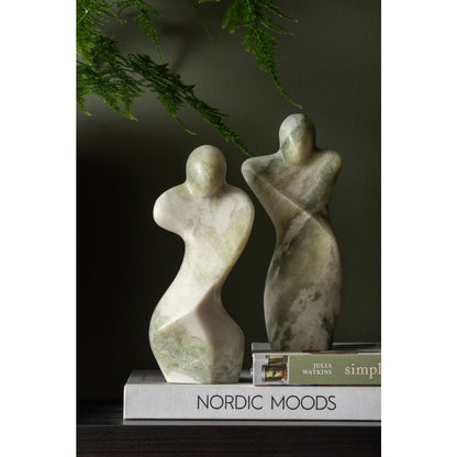 Beeldje marmer groen 23 cm