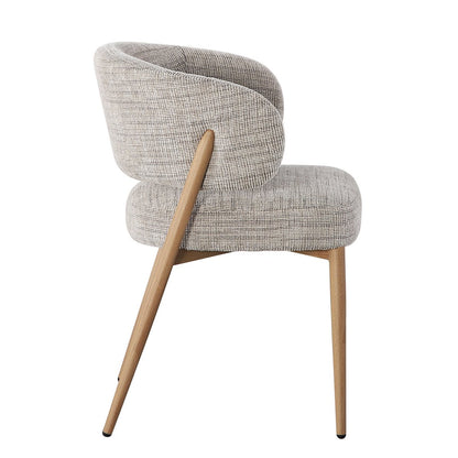 Eetkamerstoel Fuji Okura set van 2 beige 55x56,5x79 cm