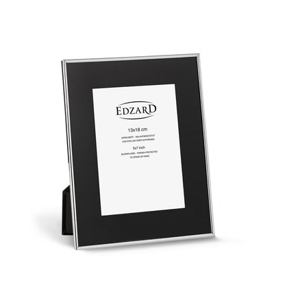 Fotolijst 10x15 cm verzilverd zilver zwart