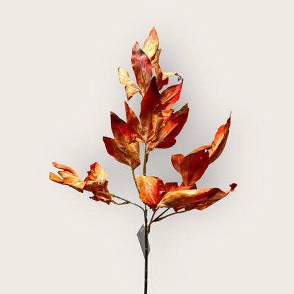 Autumn Series Yellow Leaves | Silk Artificial Flower | Length 66cm 1pc