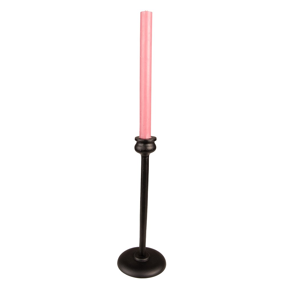 Candle Holder 27 cm Black Aluminum Candlestick