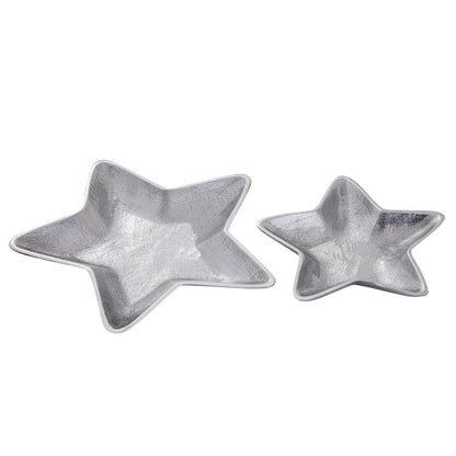 Decoratieset schelpen aluminium goud zilver