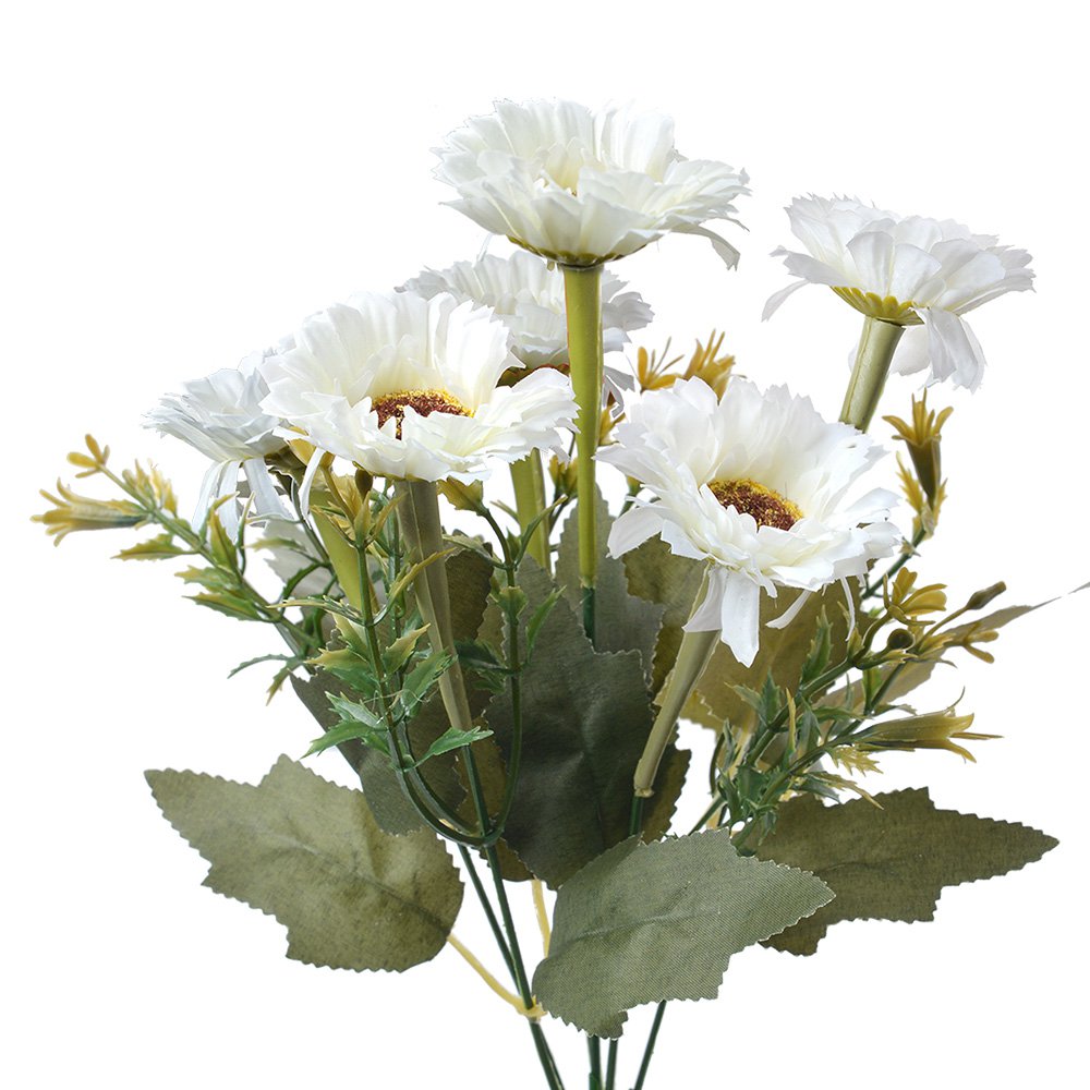 Kunstbloem 30 cm Wit Kunststof