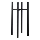 Plantenstandaard XL 71 cm metaal zwart