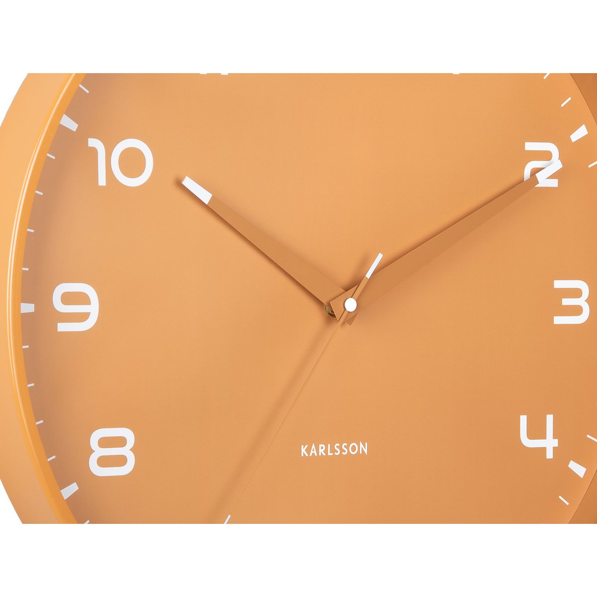 Wandklok Karlsson 50 cm zilver